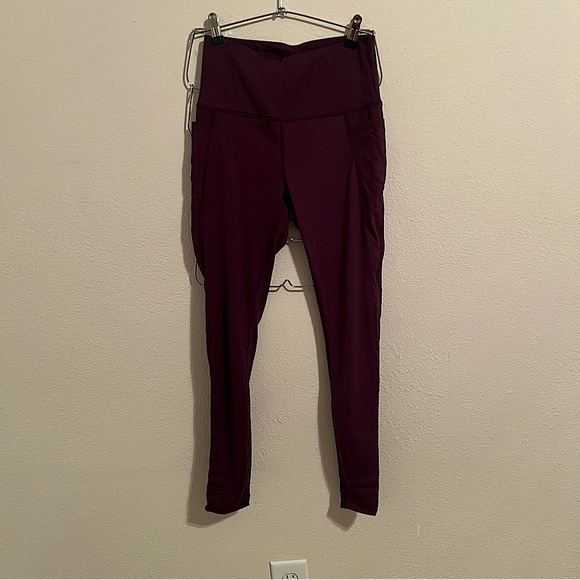 MPG Pants - MPG Sport Prosper High Waisted Side Pocket Performance Legging Size Small